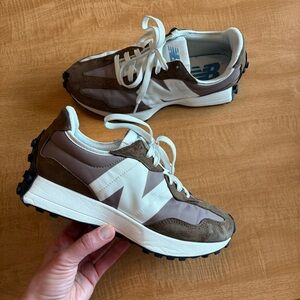 New Balance 317 Brown and White Sneakers